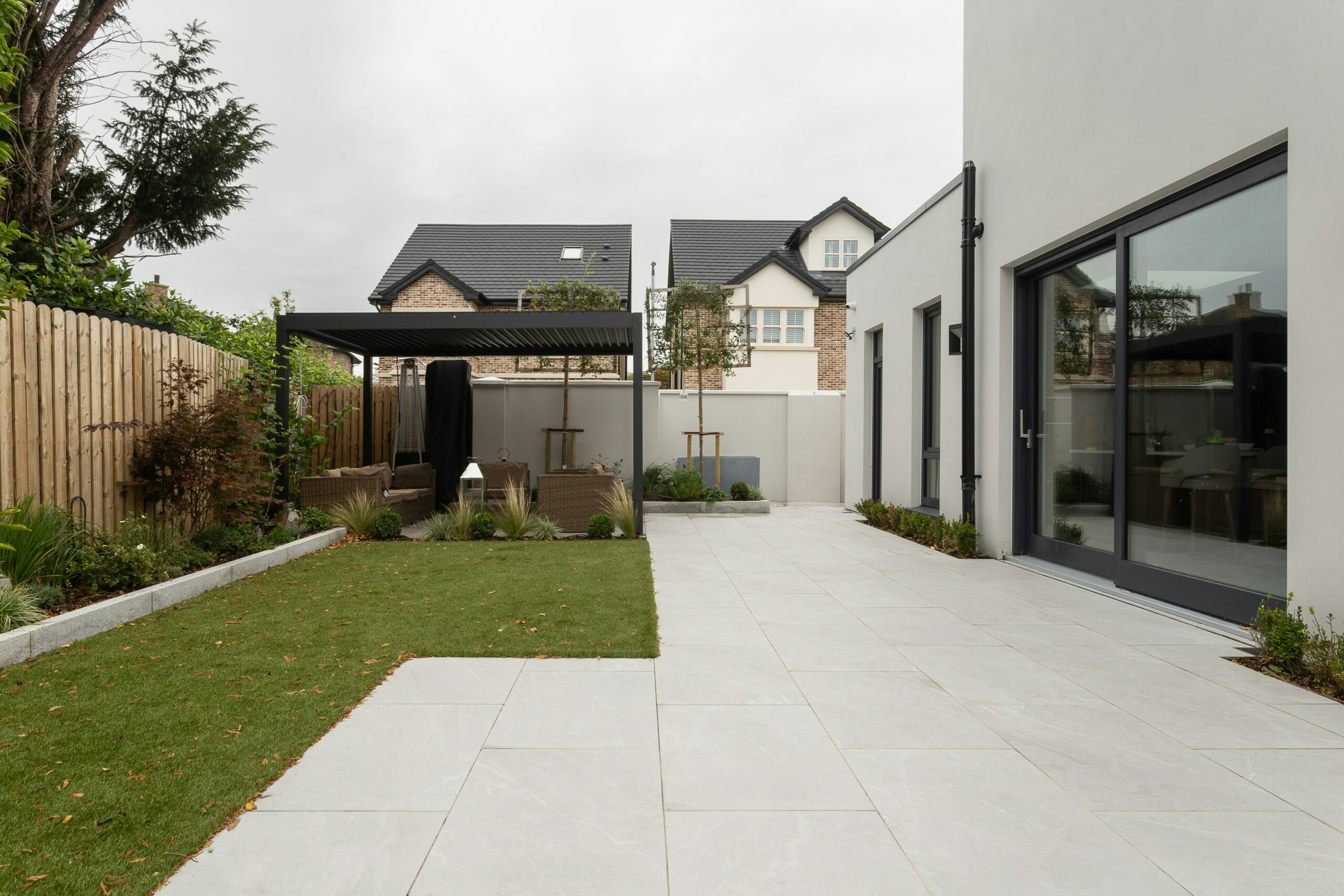 Terrasse béton désactivé